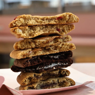 6 Pack Chewys - Triple Choc with Cookies & Cream Filled The Cookie Dough CO